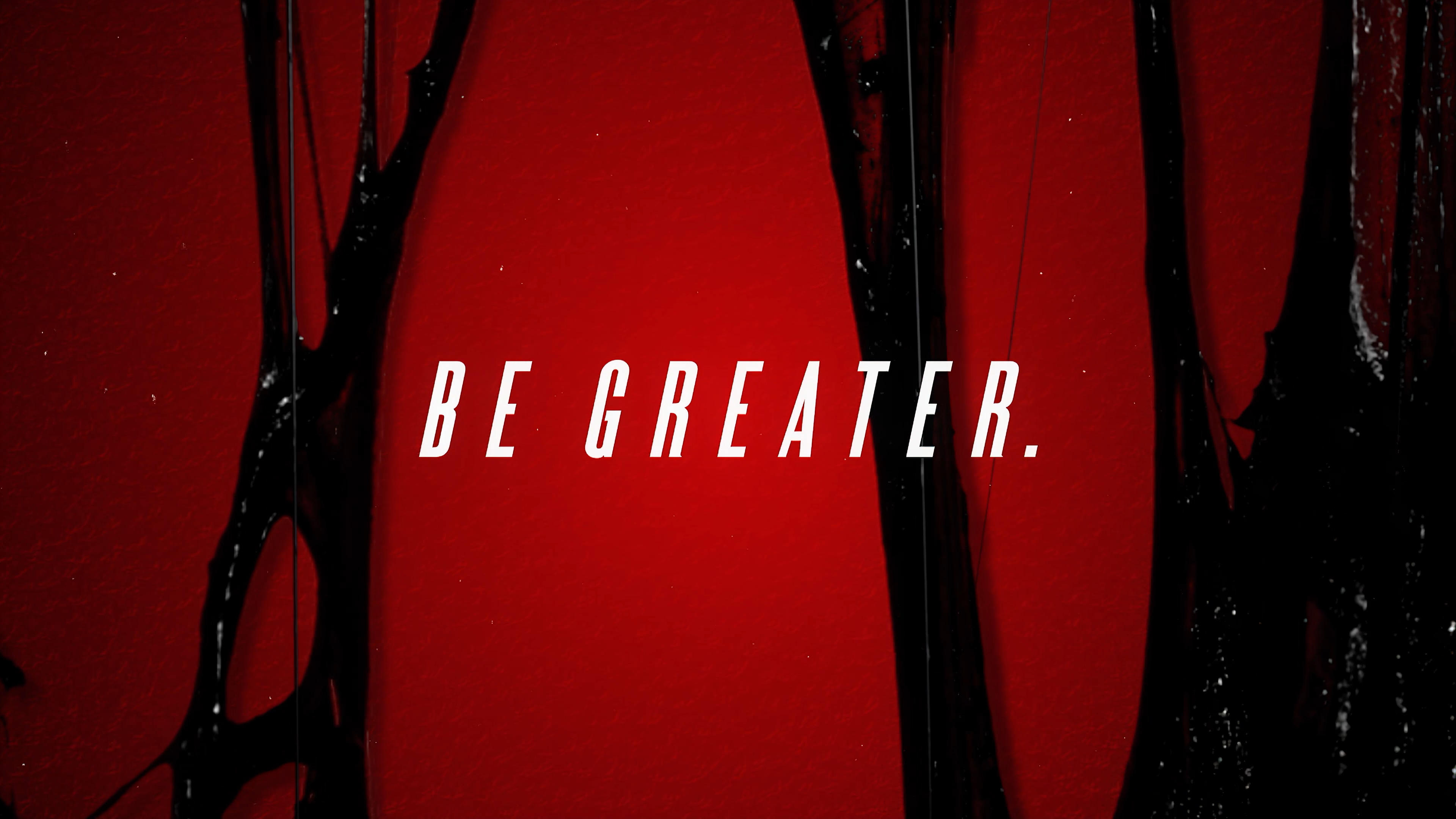 Be Greater — broadcast title card